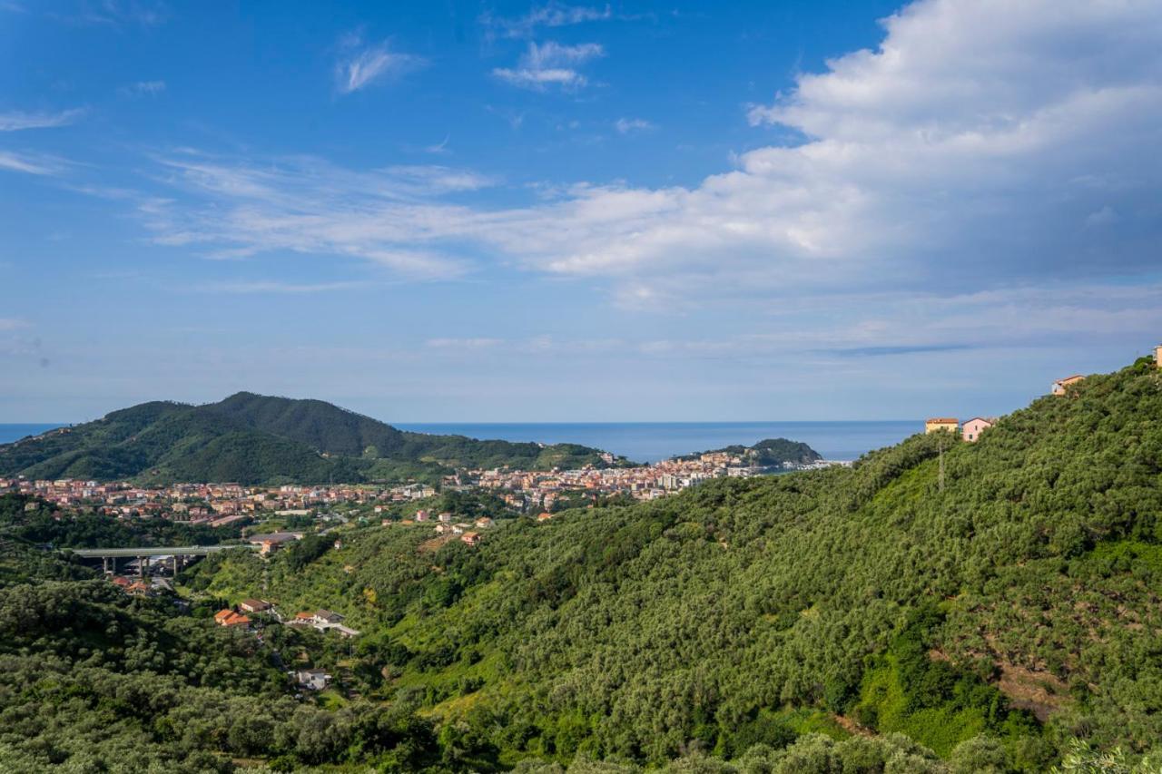 016 - Casa Tranquilla Vista Mare, Pace E Natura - 10 Minuti Dalla Spiaggia Daire Sestri Levante Dış mekan fotoğraf